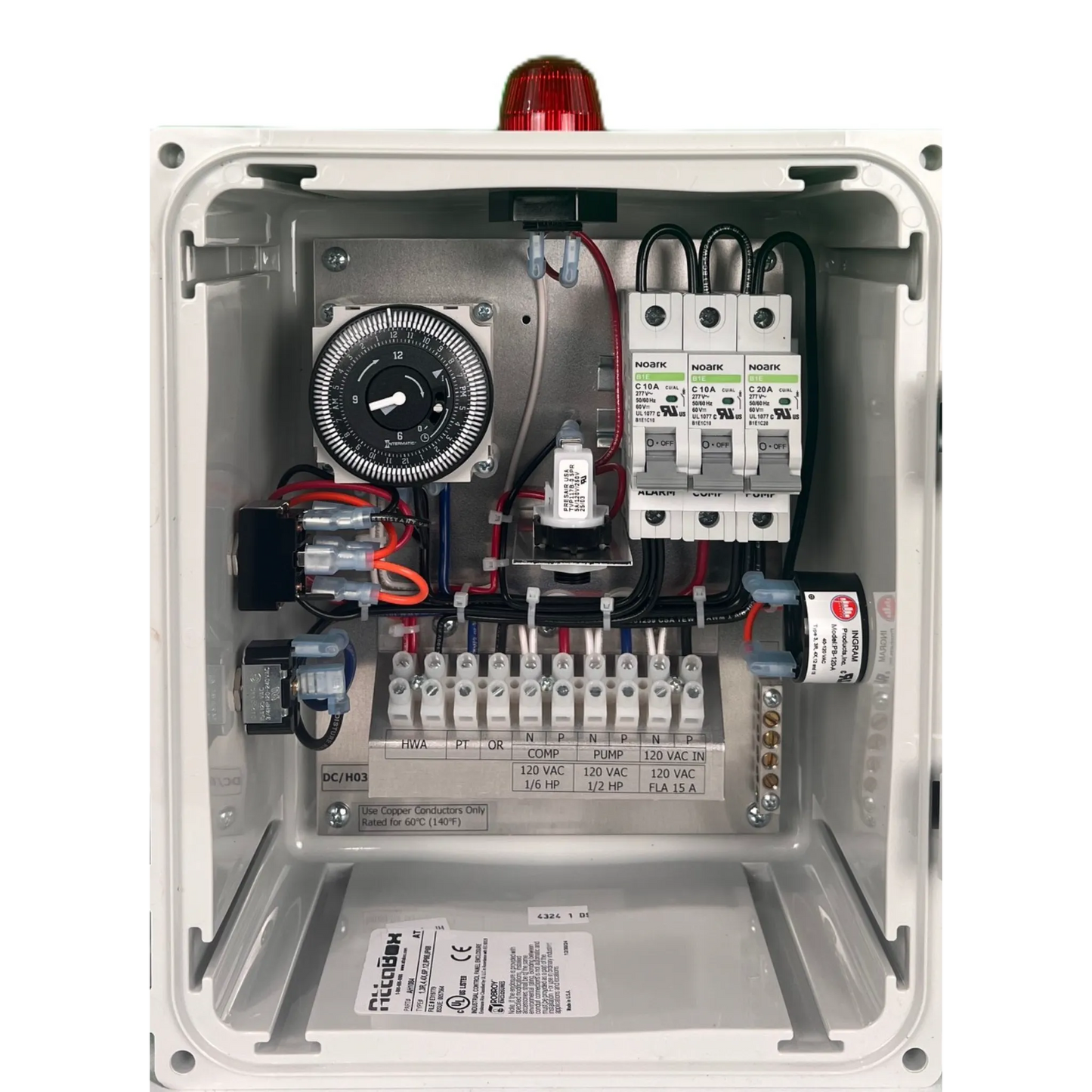 Septic Control Panel Model E2L