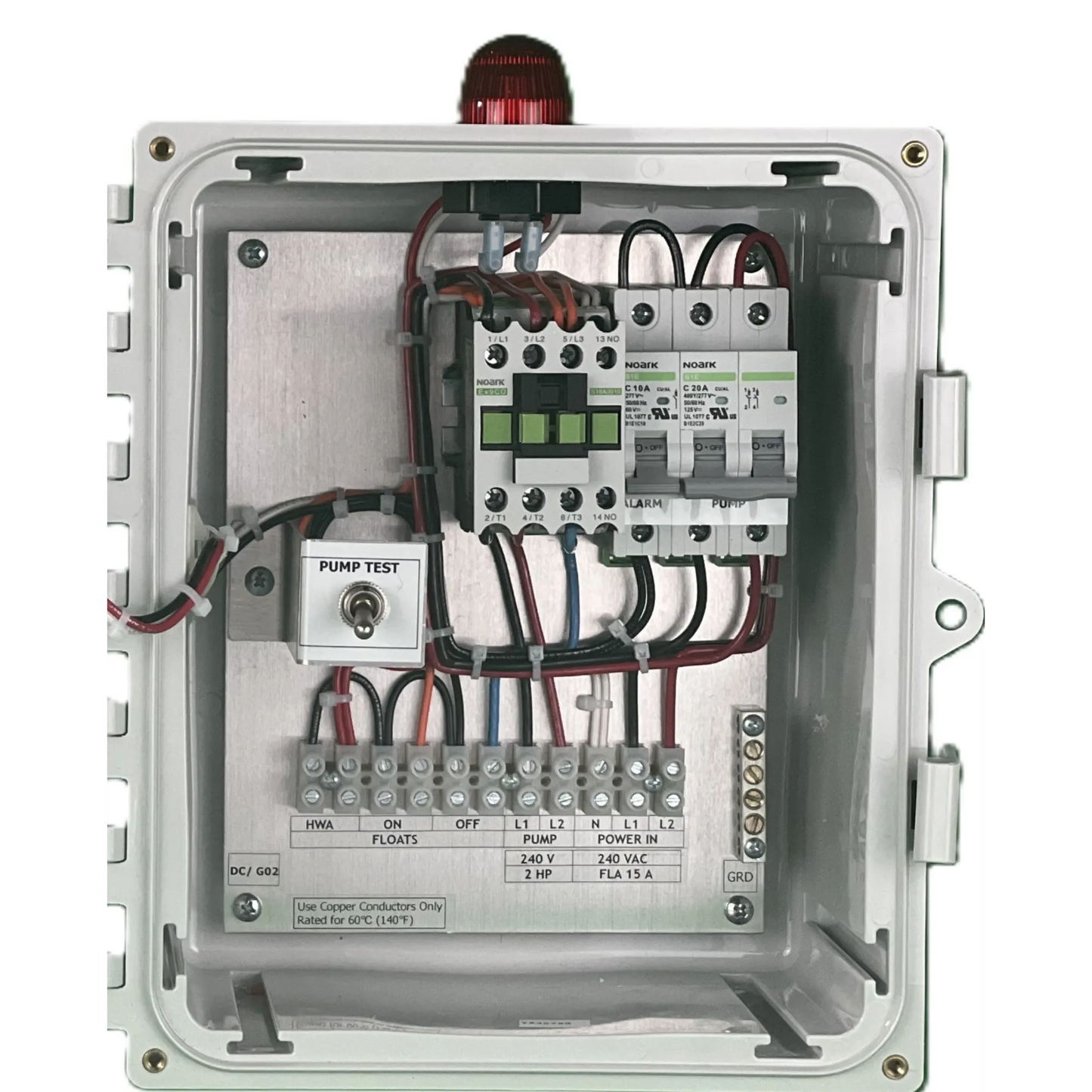 Septic Control Panel Model ELSG3F