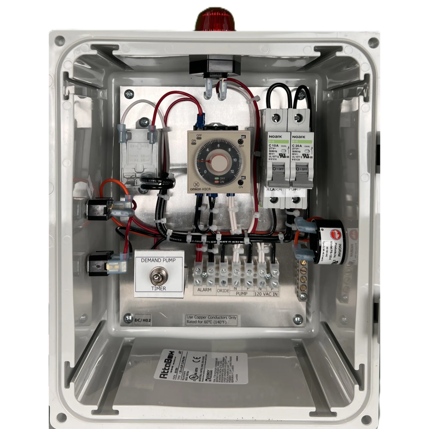 Septic Control Panel Model LPD-DT