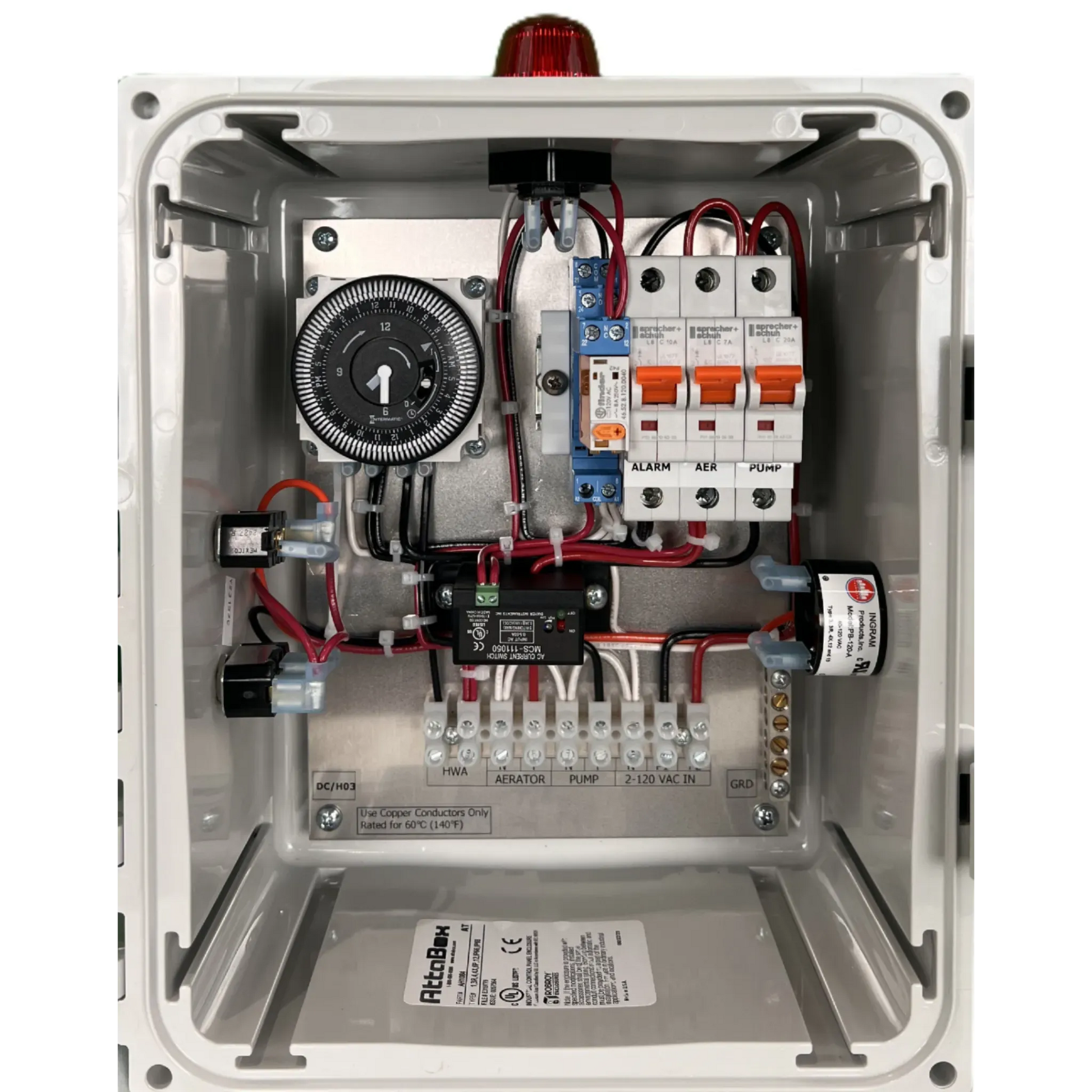 Septic Control Panel Model ACP-CJCS