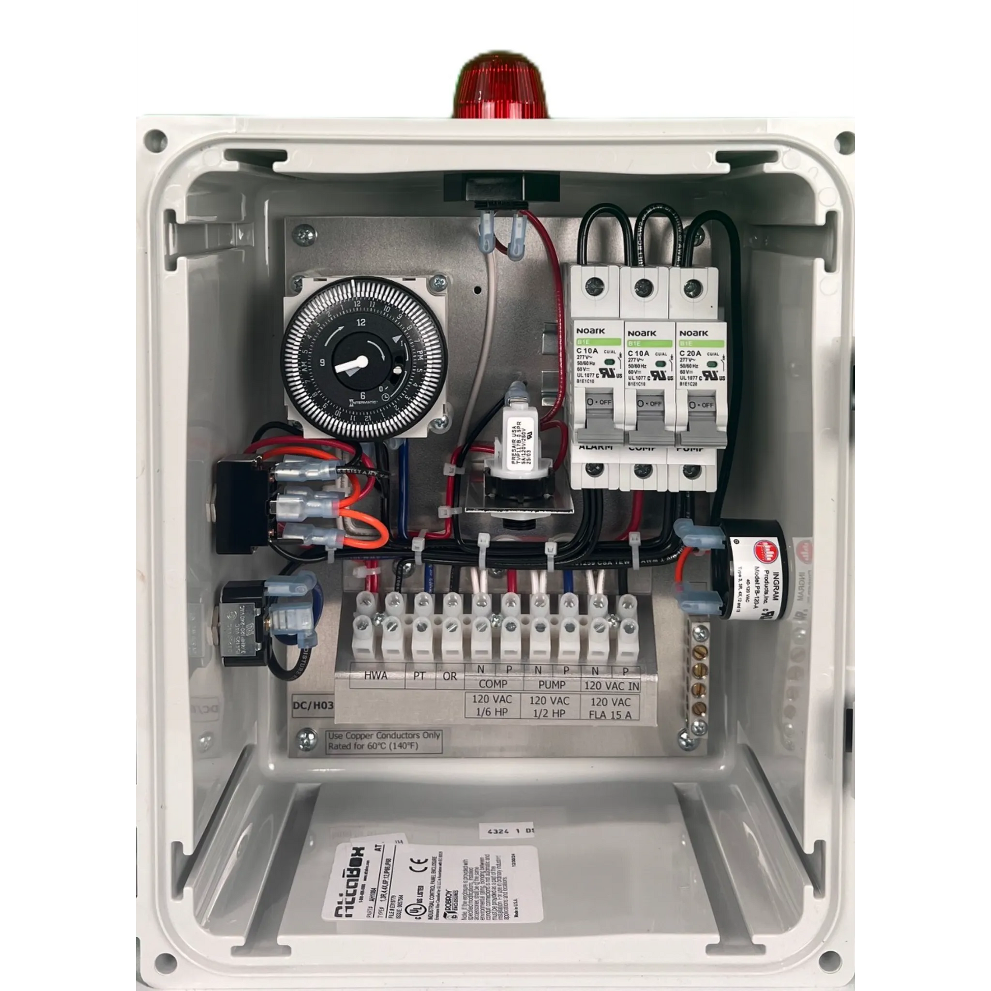 Septic Control Panel Model E2L